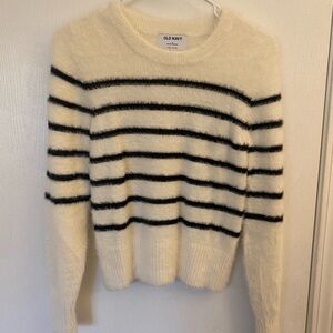 Old Navy Fuzzy Striped Sweater. NWOT.